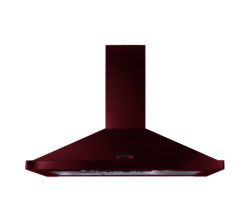 RANGEMASTER  LEIHDC110CY/C Chimney Cooker Hood - Cranberry & Chrome
